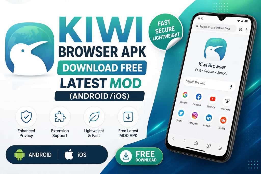 Kiwi Browser APK – Download Free Latest MOD (Android/iOS)