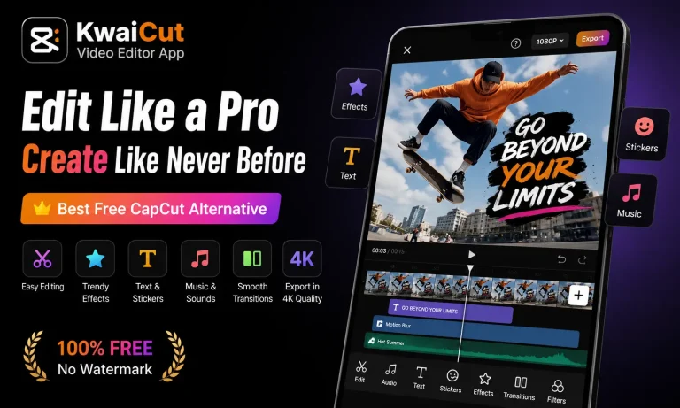 KwaiCut Video Editor App | Best Free CapCut Alternative