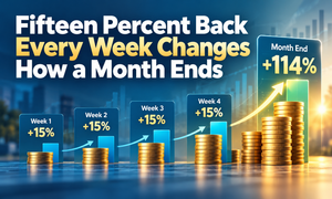 Fifteen Percent Back Every Week Changes How a Month Ends