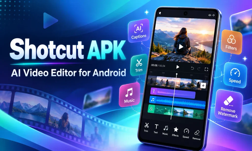 Shotcut APK Mod v4.0.2 Download Premium & No Watermark