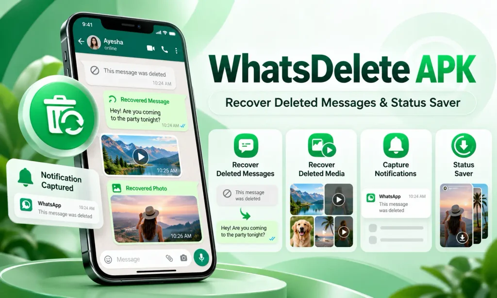 Download WhatsDelete APK v1.58 for Android (View Del Messages)